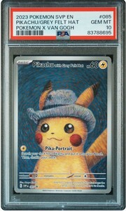 PSA10 ポケモンカード 英語版 プロモ ゴッホピカチュウ Pikachu with Grey Felt Hat