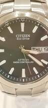 CITIZEN アテッサ エコ・ドライブ ソーラー電波腕時計 ATD53-2792 H100-T010431 動作品 シチズン ATTESA 60708_画像2