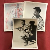 ◆ アメリカ ダンサー JEAN LEON DESTINE ジャン・レオン・デスティネ 写真3枚 1957年頃 ◆ 振付師 舞踊家 ハイチ 当時物 b_画像1