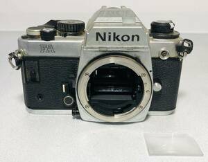 KGNY3650 Nikon FA ニコン 一眼レフカメラ フィルムカメラ シルバー ボディ マニュアルフォーカス ジャンク 現状品