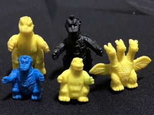 怪獣 消しゴム ゴジラ　メカゴジラ　キングギドラ　フィギュア ポピー 当時物 昭和レトロ 