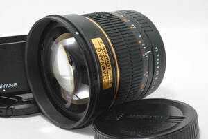 CANON EF用★超極上美品★サムヤン SAMYANG 85mm F1.4 AS IF UMC