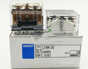 【 新品★送料無料 】10個入りセット OMRON オムロン リレー　LY4N-D2　 DC24V/24VDC 【6ヶ月保証付き】