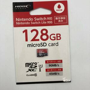  new goods unused HIDISC HDMCSDX128GSW-WOA nintendo Switch correspondence microSDXC card 128GB ②