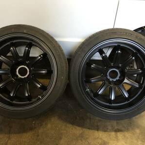 5次元 ファイヤーボール RR 5ZIGEN 10.5J +15 114.3 マット ブラック 2本 5ジゲン Z33 Z34 GTR ランエボ シルビア ドリケツ 黒 S14 S15 180の画像1