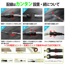 50mまで対応点滅用電源ユニット8パターン点滅LEDロープライト イルミネーション 点滅ケーブル 2芯直径10mm チューブライト_画像5