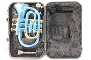 【え仙】JUPITER ジュピター ポケットトランペット JPT-416 マウスピース・ハードケース付き トランペット 管楽器 MCZ01LLL82