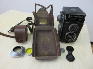 23547 中古品 動作未確認 ローライ Rolleicord Carl Zeiss Jena Triotar 7.5cm F3.5 二眼カメラ アンティーク レトロ