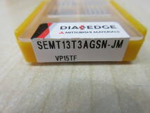 23603 新品 未使用 MITSUBISHI MATERIALS DIAEDGE SEMT13T3AGSN-JM VP15TF チップ 四角形 10個入り 10ケース 加工用品 工業用品 専門道具_画像7