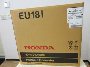 23757 新品 未使用 未開封 HONDA ホンダ ポータブル発電機 EU18i Portable Generater インバータ発電機 保証書有