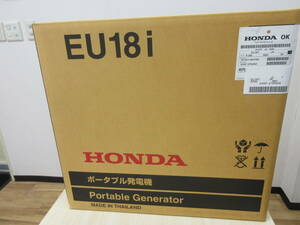 23761 新品 未使用 未開封 HONDA ホンダ ポータブル発電機 EU18i Portable Generater インバータ発電機 保証書有