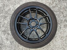 ENKEI Performance Line PF01 17インチ ホイールタイヤセット 1本のみ 215/45R17 スペア_画像1