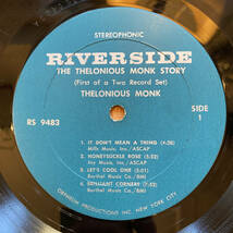 ■見開きジャケ・ジャズLP■ セロニアス・モンク Thelonious Monk / The Thelonious Monk Story Riverside Records RS 9483_画像7