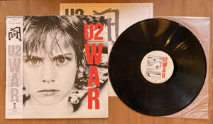 ■人気盤・帯付！■ U2 / War 闘 Island Records 25S-156 Bono Sunday Bloody Sunday