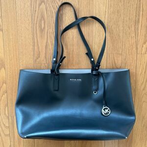 【難あり】マイケル コース MICHAEL KORS★トートバッグ ★黒★合成皮革