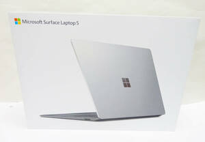 ◆ 新品 未開封 Microsoft Surface Laptop 5 プラチナ Windows 11 Home/Core i5/メモリ 8GB/512GB/R1S-00020 サーフェイス ラップトップ5