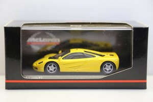 ミニチャンプス 1/43 マクラーレン F1 イエロー　MINICHAMPS McLaren　61000