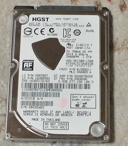 HGST 5K1500-1500 HTS541515A9E630 1.5TB