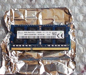 SKhynix製DDR3 PC3L-12800 204Pin 低電圧 8G 1枚 