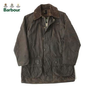 96'sイングランド製 Barbour BEAUFORT オイルドジャケット ブラウン C38　ビューフォート