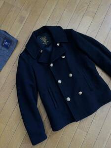 米国製 超美品 FIDELITY フィデリティ× FREAK’S STORE フリークスストア 高品質ウール素材 金釦 PEA COAT Pコート sizeМ MADE in USA