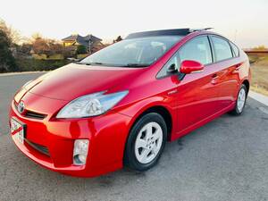 トヨタ プリウス PRIUS 1.8 S ZVW30ソーラーパネル付サンルーフ 平成23年 TV、ナビ、ETC付き　中古車！動画有！茨城県！