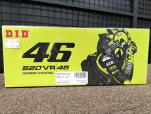 [新品40%OFF開始]DIDチェーン 520VR46 120L★CBR250RR.WR250F.YZF-R25.TZR250.RGV250γ.RC390.DUKE390.CBR600RR.YZF-R6に？_画像1