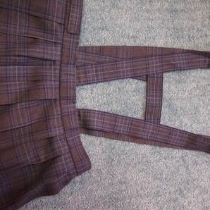 制服 吊りスカート ウエスト68cm（実寸） 丈60cm（実寸） 最安送料185円 0723の画像3