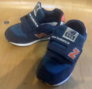 ★ニューバランス New Balance 996ベビーキッズスニーカー シューズ 15cm 美品 紺色 靴 996◆定型外郵便発送