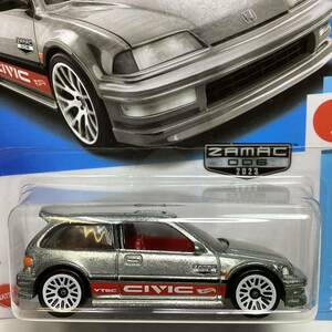 【Walmart限定 ザマック】☆ホットウィール☆ '90 ホンダ シビック EF ZAMAC Hot Wheels