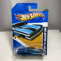 ☆ホットウィール☆ カスタム　'64 フォード　ギャラクシー　500 青　Hot Wheels _画像2