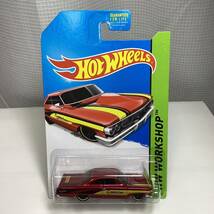 ☆ホットウィール☆ カスタム　'64 フォード　ギャラクシー　500 赤　Hot Wheels _画像2