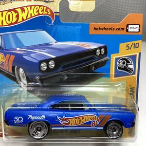 ☆ホットウィール☆ '70 プリマス　ロードランナー　レースチームシリーズ　Hot Wheels 