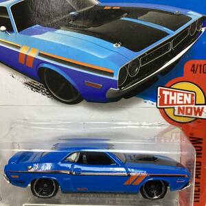 ☆ホットウィール☆ '71 ダッジ　チャレンジャー　青　Hot Wheels 