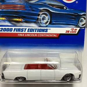 ☆ホットウィール☆ 1964 リンカーン コンチネンタル 白 Hot Wheels 