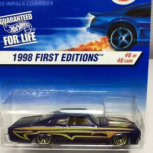 ☆ホットウィール☆ '65 シボレー　インパラ　ローライダー　紫　Hot Wheels 