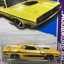 ☆ホットウィール☆ '71 ダッジ チャレンジャー　黄色 Hot Wheels _画像1