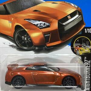 ☆ホットウィール☆ '17 ニッサン　GT-R R35 オレンジ　Hot Wheels 