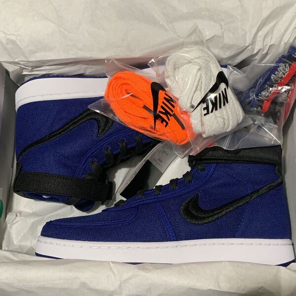 送料無料 Stussy Nike Vandal High Deep Royal Blue ステューシー ナイキ バンダル ハイ ディープ ロイヤル ブルー 25 cm ウィメンズ