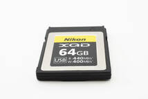 ★美品★ニコン Nikon XQDメモリーカード 64GB MC-XQ64G ★ L380#775_画像1