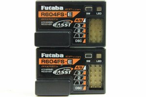 FUTABA/フタバ ☆ 受信機 R604FS-E FASST 2.4G 2個セット 電動RC プロポ ☆ #5628