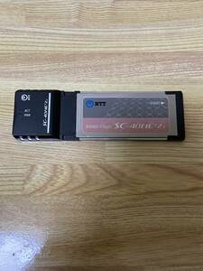 ◆即決 NTT 東日本 SC-40NE「2」 無線LANカード NTTひかり電話 拡張スロット対応 東仕