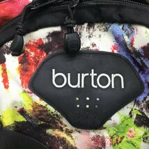 ■BURTON バートン リュックサック バックパック デイパック カラフル アウトドア スポーツ ロゴ刺繍 ユニセックス ホワイト■_画像9