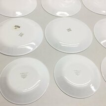 ■CORELLE コレール 21.5cm 11枚 ７cm ４枚 まとめ売り プレート セット 大量 キッチン用品 モーニングブルー ホワイト 平皿 お皿■_画像7