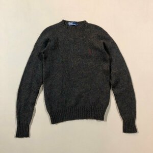 ★Vintage POLO Ralph Lauren ポロラルフローレン ニット セーター トップス ウール100% ブラウン系 サイズS 0.25kg★