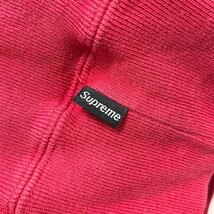 ●90s初期 Supreme シュプリーム パーカー フーディー ボックスロゴ 刺繍 裏起毛 プルオーバー USA製 レッド メンズ サイズL 0.78㎏●_画像4