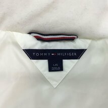 ■TOMMY HILFIGER トミーヒルフィガー ダウンジャケット ジャケット ファー 中綿 レディース サイズＬ ホワイト■_画像9