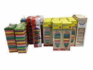 ★Jenga ジェンガ まとめ売り WOODEN BLOCK 28セット 48pcs/54pcs他 未使用長期保管 現状品26.35kg★