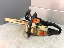 ◇◇ 佐川発送 直接引取可 ネット販売限定【ジャンク品 通電OK】STIHL エンジンチェーンソー 011AVEQ 現状渡し (PB)Ｈ/m60117/4/5.3_画像2