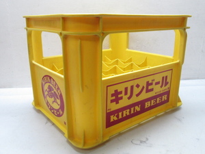 42696 キリンビール KIRIN 昭和 レトロ ビール ケース 瓶 ビール コンテナ BOX 踏み台 インテリア ガレージ ノベルティ 綺麗